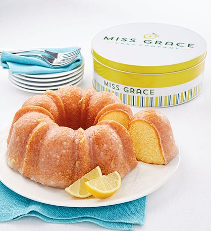 Miss Grace Lemon Cake with Gift Tin